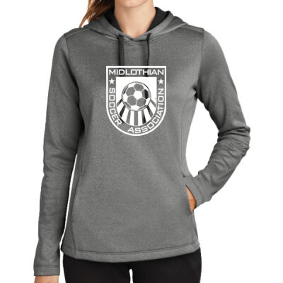 MSA - Ladies PosiCharge Heathered Fleece Hoodie Thumbnail